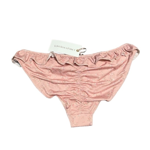Love Shack Fancy Riviera Bikini Bottom in
GUAVA, New with Tags - Picture 3 of 6